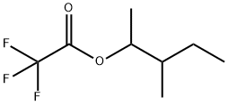 Acetic acid, 2,2,2-trifluoro-, 1,2-diMethylbutyl ester Structure
