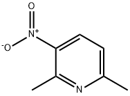 2,6-ジメチル-3-ニトロピリジン 化学構造式