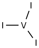 VANADIUM(III) IODIDE Struktur