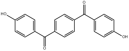 1,4-phenylenebis((4-hydroxyphenyl)Methanone) Struktur