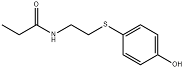N-[2-(4-HYDROXYPHENYLSULFANYL)ETHYL]PROPIONAMIDE