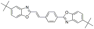 5-(1,1-ジメチルエチル)-2-[4-[2-[5-(1,1-ジメチルエチル)-2-ベンゾオキサゾリル]エテニル]フェニル]ベンゾオキサゾール 化学構造式