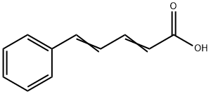 5-フェニル-2,4-ペンタジエン酸 化学構造式