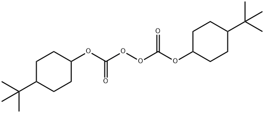 双(4-叔丁基环己基)过氧化二碳酸酯,15520-11-3,结构式