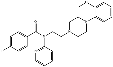 4-FLUORO-N-[2-[4-(2-METHOXYPHENYL)PIPERAZIN-1-YL]ETHYL]-N-PYRIDIN-2-YLBENZAMIDE Structure