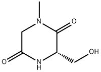 CYCLO(-ALA-SER), 155225-26-6, 结构式