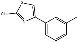 2-CHLORO-4-(3-METHYLPHENYL)THIAZOLE Structure