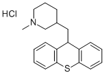 metixene hydrochloride Struktur
