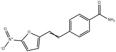 4-(2-(5-NITRO-2-FURANYL)ETHENYL)BENZAMIDE Structure