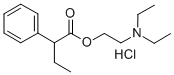 2-(diethylamino)ethyl 2-phenylbutyrate hydrochloride Structure
