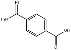 4-脒基苯甲酸, 15535-95-2, 结构式