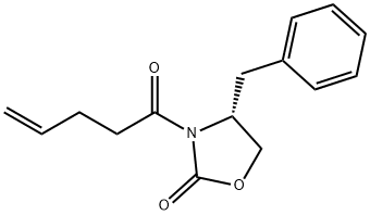 4-BENZYL-3-PENT-4-ENOYL-1,3-OXAZOLIDIN-2-ONE Struktur