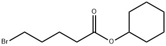 5-Bromopentanoic acid, cyclohexyl ester Structure