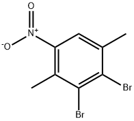 2,3-二溴-1,4-二甲基-5-硝基苯, 15540-82-6, 结构式