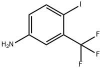 5-アミノ-2-ヨードベンゾトリフルオリド 化学構造式