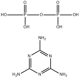 三聚氰胺聚磷酸盐, 15541-60-3, 结构式