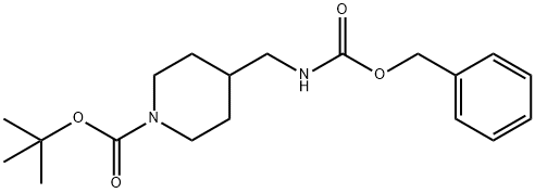 N-BOC-4(benzyloxycarbonylaminomethyl)piperidine, 98 % Struktur