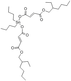 2-ethylhexyl 6,6-dibutyl-14-ethyl-4,8,11-trioxo-5,7,12-trioxa-6-stannaoctadeca-2,9-dienoate|6,6-二丁基-14-乙基-4,8,11-三氧代-5,7,12-三氧杂-6-锡杂十八碳-2,9-二烯酸-2-乙基己基酯