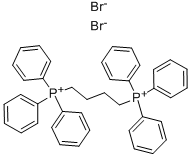 TETRAMETHYLENEBIS(TRIPHENYLPHOSPHONIUM BROMIDE) Structure