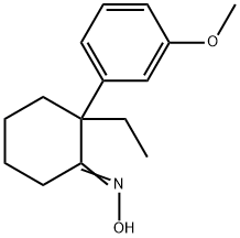 2-Ethyl-2-(3-methoxyphenyl)cyclohexanone oxime Structure