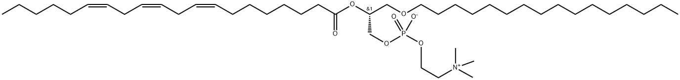 1-O-HEXADECYL-2-[CIS-8,11,14-EICO-SATRIENOYL]-SN-GLYCERO-3-PHOSPHOCHOLINE|1-O-HEXADECYL-2-(8Z,11Z,14Z-EICOSATRIENOYL)-SN-GLYCERO-3-PHOSPHOCHOLINE;C16-20:3 PC