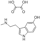 5-羟基-N-甲基色胺草酸盐,15558-50-6,结构式