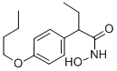 2-(p-Butoxyphenyl)butyrohydroxamic acid Structure