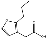 4-Isoxazoleaceticacid,5-propyl-(9CI) Structure