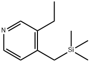 155620-77-2 Pyridine, 3-ethyl-4-[(trimethylsilyl)methyl]- (9CI)