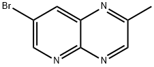 7-ブロモ-2-メチルピリド[2,3-B]ピラジン 化学構造式