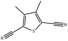 3,4-二甲基噻吩-2,5-二羰基腈 结构式