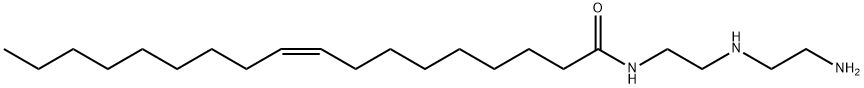(Z)-N-[2-[(2-氨基乙基)氨基]乙基]-9-十八烯酰胺 结构式