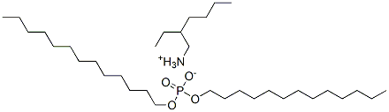 磷酸三癸酯与2-乙基-1-己胺的化合物, 15567-28-9, 结构式