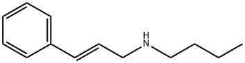 (2E)-N-ブチル-3-フェニル-2-プロペン-1-アミン HYDROCHLORIDE 化学構造式