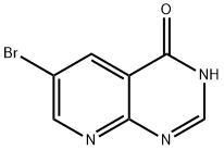 6-溴吡啶并[2,3-D]嘧啶-4(1H)-酮 结构式