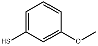 3-メトキシベンゼンチオール 化学構造式