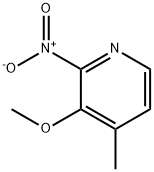 3-Methoxy-2-Nitro-4-Picoline Struktur