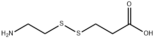 3-[(2-AMINOETHYL)DITHIO]PROPIONIC ACID Structure