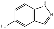 5-ヒドロキシ-1H-インダゾール 化学構造式