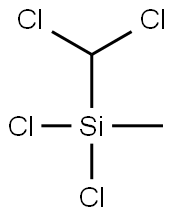 (二氯甲基)甲基二氯硅烷,1558-31-2,结构式