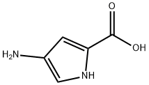 4-氨基吡咯-2-羧酸, 155815-95-5, 结构式