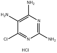2,4,5-Triamino-6-chloropyrimidine hydrochloride 化学構造式
