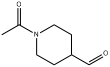 4-Piperidinecarboxaldehyde, 1-acetyl- (9CI) Struktur