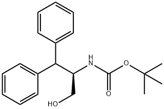 N-Boc-beta-phenyl-D-phenylalaninol Struktur