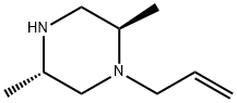 (2R,5S)-1-烯丙基-2,5-二甲基哌嗪, 155836-78-5, 结构式