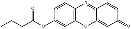 酪酸レゾルフィン 化学構造式