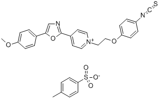 1-[2-(4-Isothiocyanatophenoxy)ethyl]-4-[5-(4-methoxyphenyl)-2-oxazolyl] pyridinium tosylate