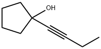 1-(1-BUTYNYL)CYCLOPENTANOL Structure