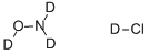 HYDROXYLAMINE-D3 DEUTERIOCHLORIDE Structure