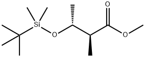 (R,S)-3-[(Tert-butyldiMethylsilyl)oxy]-2-Methyl-butanoic Acid Methyl Ester Structure